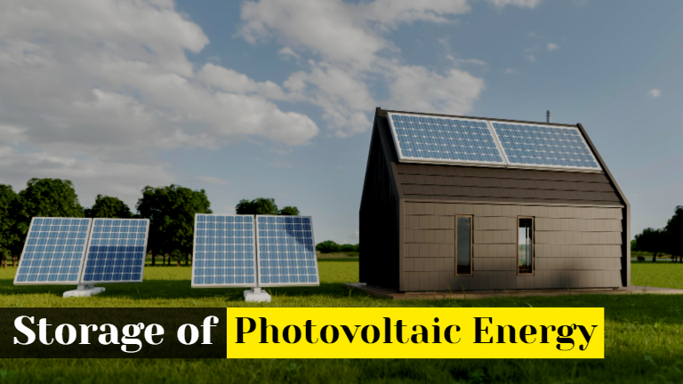 Storage of Photovoltaic Energy