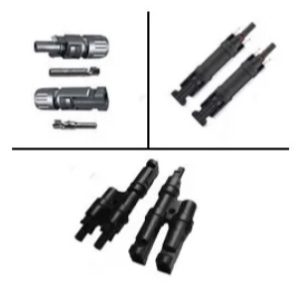 MC4 connector kit for 2 panels parallel