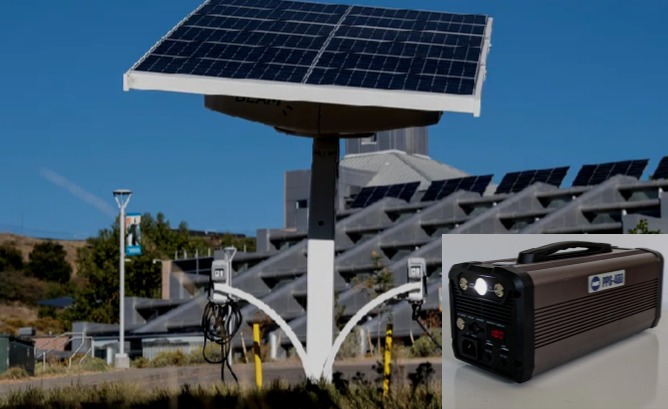 Solar Power Kit with Water-Resistant Battery