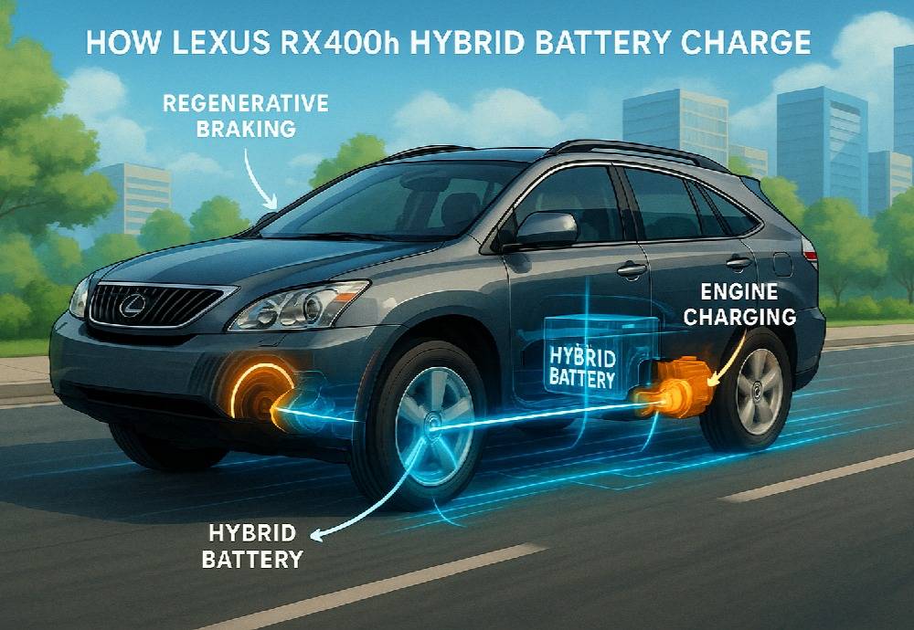 How Lexus RX400h Hybrid Battery Charge