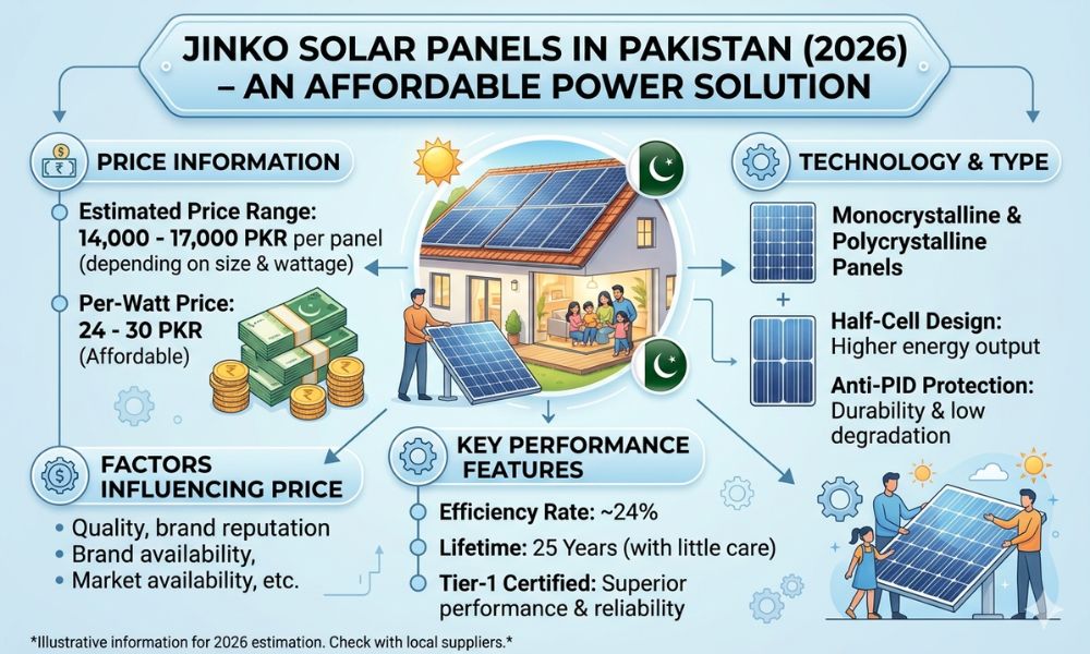 Jinko Solar Panels Price in Pakistan