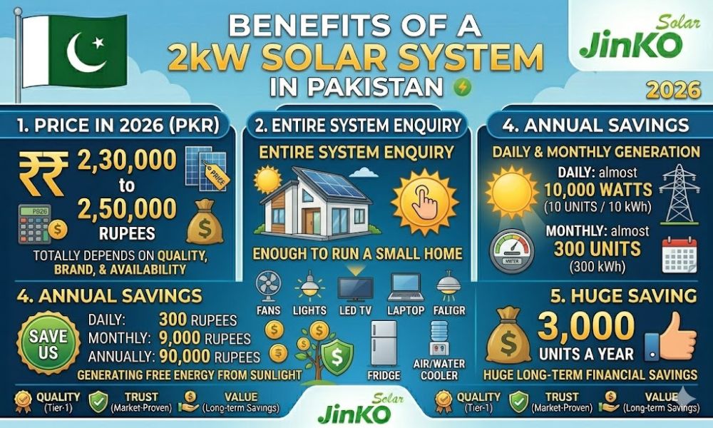 2kw Solar System Price in Pakistan
