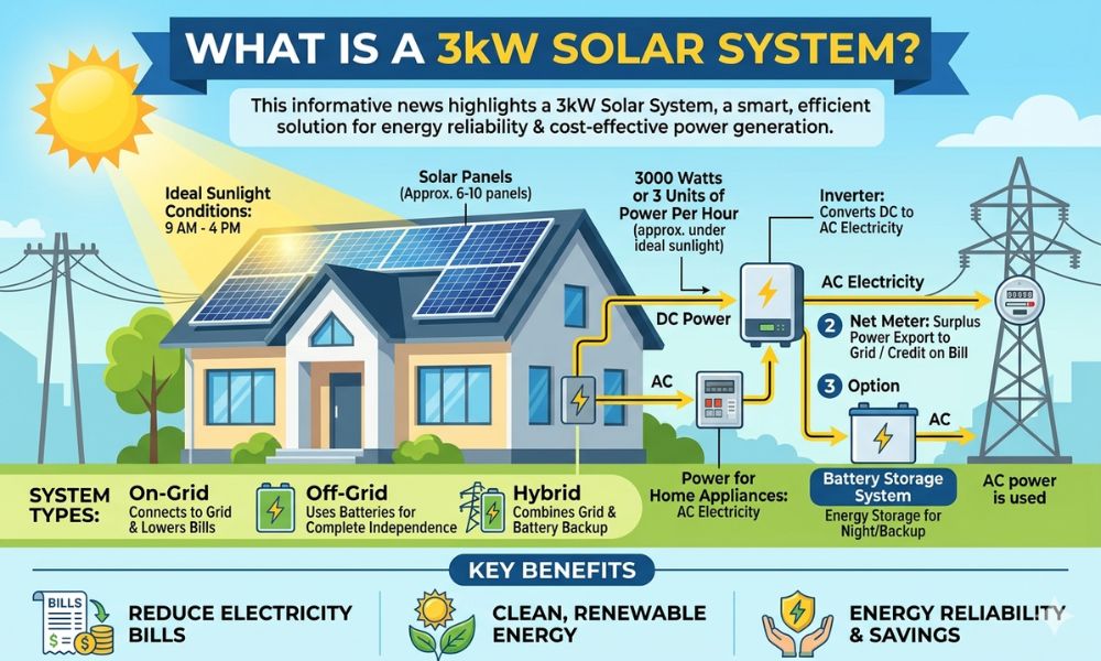 What is a 3kW Solar System?