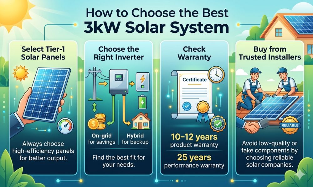 How to Choose the Best 3kW Solar System