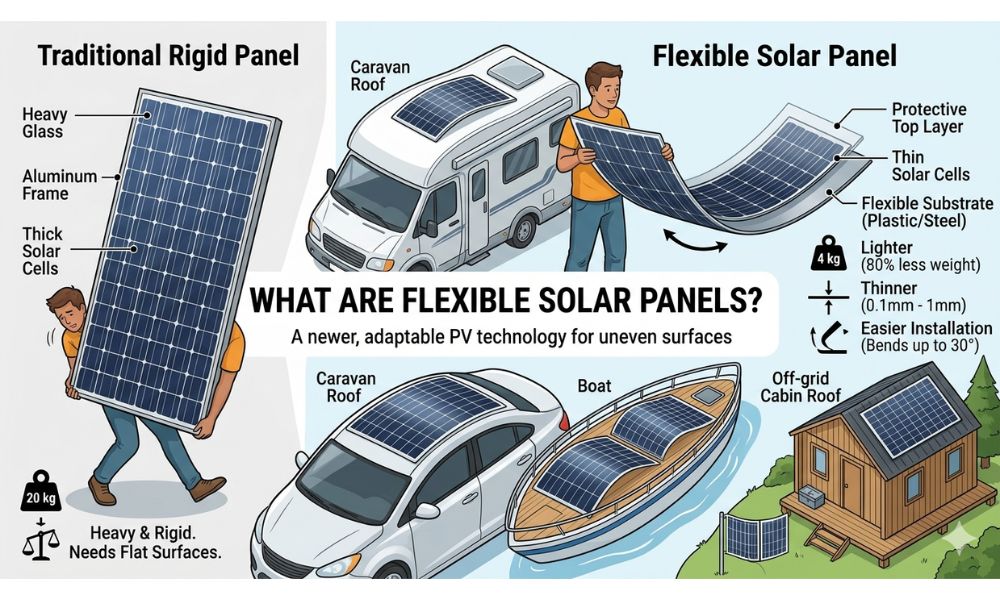 What are Flexible Solar Panels?
