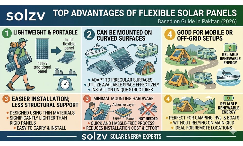 Top Advantages of Flexible Solar Panels
