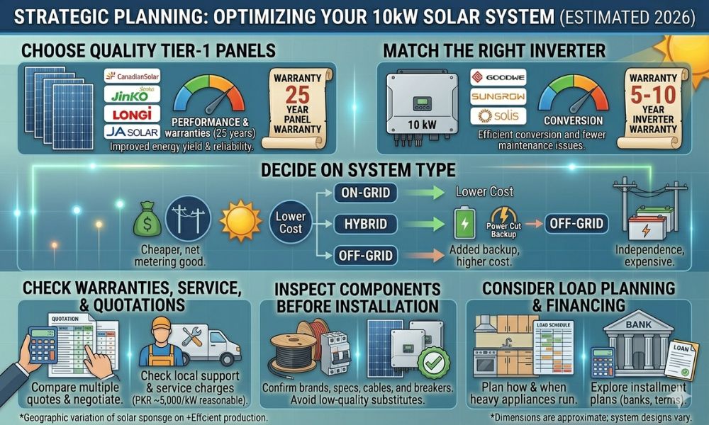 Buying Tips for 10 kW Solar Systems