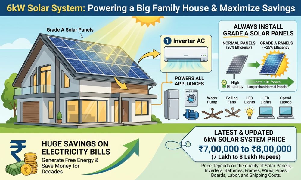 6kW Solar System Price in Pakistan