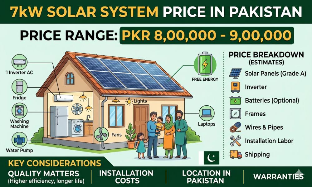 7kw Solar System Price in Pakistan