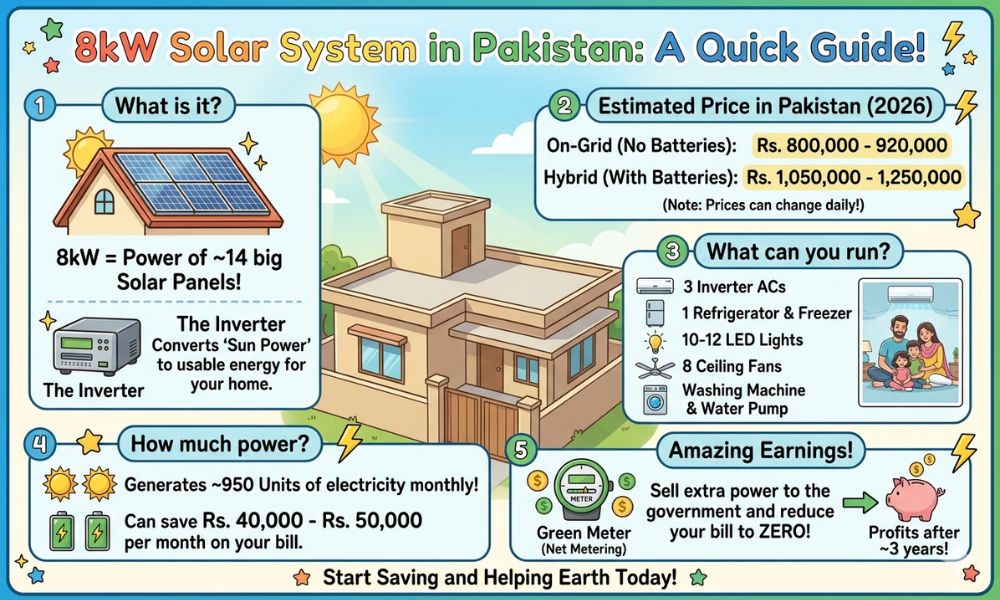 8kw Solar System Price in Pakistan