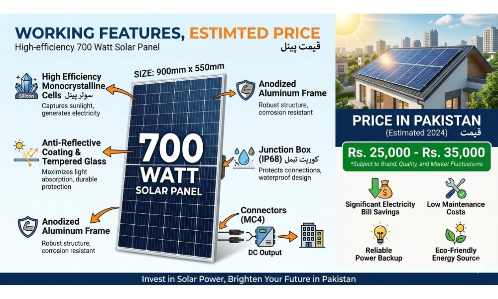 700 Watt Solar Panel Price in Pakistan: Latest Rates